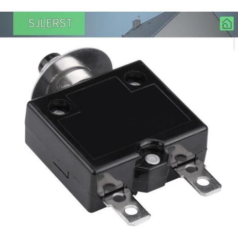 sjlerst Disjoncteur à réinitialisation manuelle (30 Ampères)Disjoncteur 5A 8A 10A 15A 18A 20A 30A Interrupteur auto interieur (1/4)