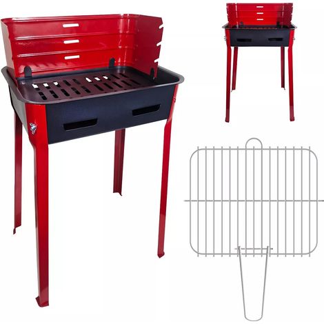 Barbecue a carbone portatile con griglia e vassoio removibili BBQ piccolo