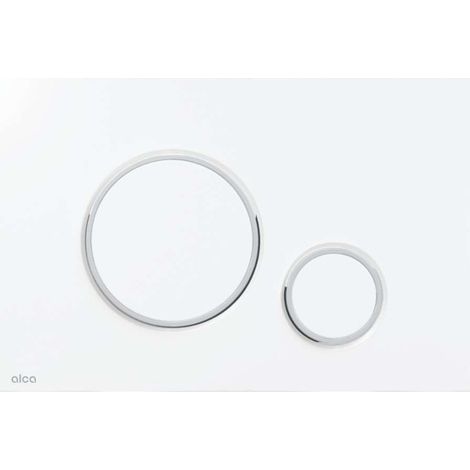Alca Thin - Comando a filo, bianco/cromo lucido M770 (1/3)