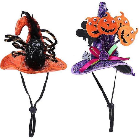 2 Stück Haustier-Kopfbedeckungen für Halloween-Dekorationen