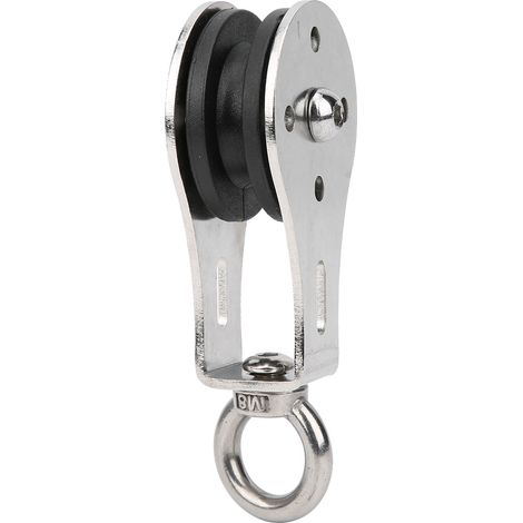 Poulie de levage à roulement pour équipement de fitness, roue suspendue, poulie de traction silencieuse et fixe