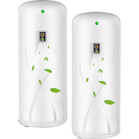 Lot de 2 diffuseurs automatiques de parfum d'ambiance muraux, anti-mouches, moustiques et insectes volants, avec doseur. (1/5)