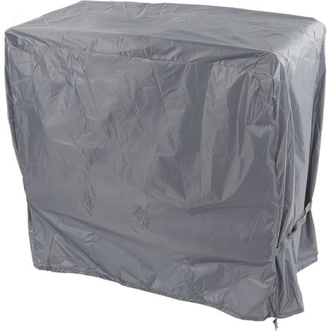 Housse de protection imperméable pour chariot de boissons extérieur, grise