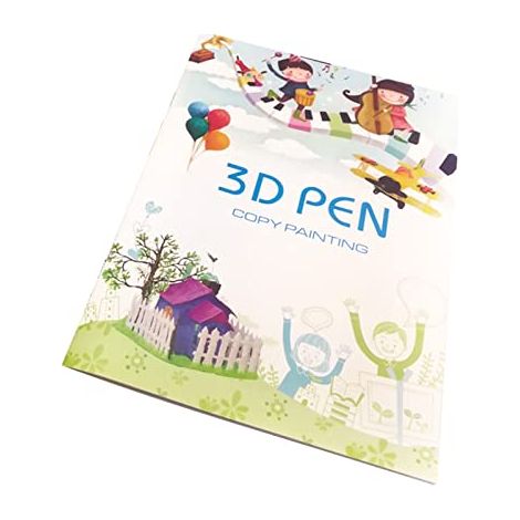 Livre de Modèles de Stylo 3D pour Enfants et Adultes avec 40 Modèles de Dessin et Transparent pour le Plaisir de l' 3D (1/5)
