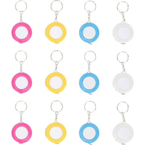 12 mini mètres ruban 1,5m, pour couture et mesures corporelles (1/5)