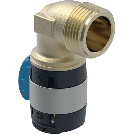 CURVA DI PASSAGGIO 90  ° FLOWFIT CON FILETTO MASCHIO PER MULTISTRATO A PRESSARE 3/4  EE ¸25MM   GEBERIT