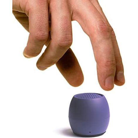 Boompods Zero Mini Altavoz Bluetooth - Altavoz portátil inalámbrico, Impermeable IPX6, 5 Horas de autonomía, Altavoz Compacto con micrófono y función Selfie, para Ducha y Viaje, Very Peri