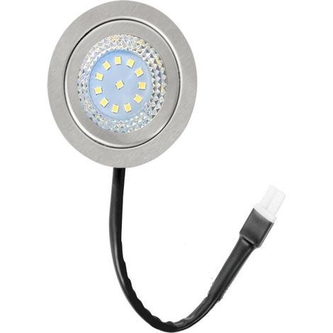 Cappa per cucina Illuminazione a LED Bianco, Rotondo – 12V – ricambi per cappe per Cucina – Facile da Installare (1/5)