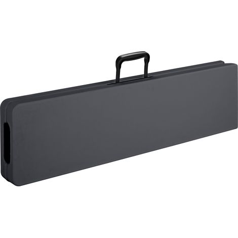 Panca da birra set di 2 in plastica antracite 180 cm