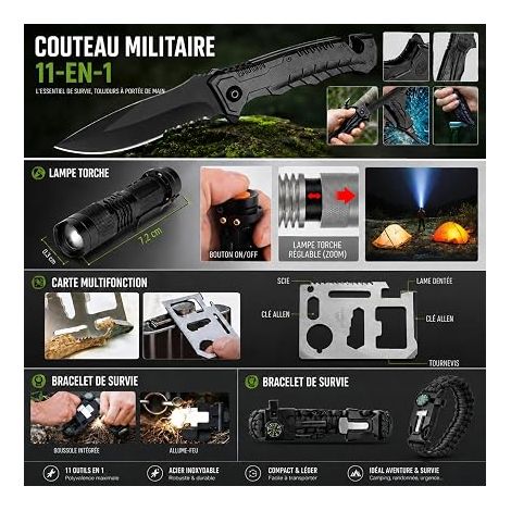 Kit de Survie Catastrophe 72h Trousse de Secours Urgence (1/3)