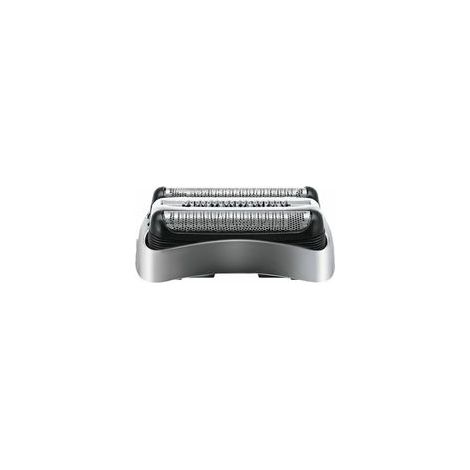 Ersatzscherfolie und -klinge für den Scherkopf der Braun 3er Serie 300S, 301S, 310S, 320S, 330S, 340S, 360S, 380S, 3000S, Silber (1/4)
