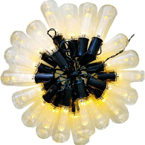 Guirlande lumineuse solaire de 5 m avec ampoules vintage pour extérieur, idéale pour les fêtes et les terrasses. 1 autre offre à partir de 48,05 . (1/5)