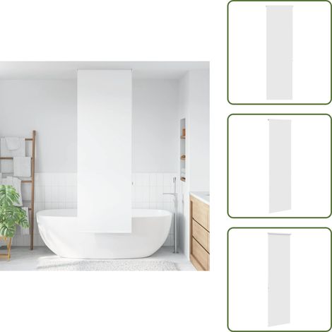 vidaXL Store enrouleur de douche 60x240 cm largeur du tissu 56 cm (1/5)