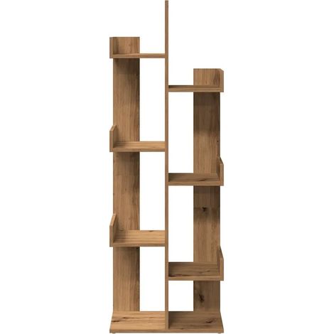 Bücherregal Artisan-Eiche 48x25,5x140 cm Holzwerkstoff vidaXL