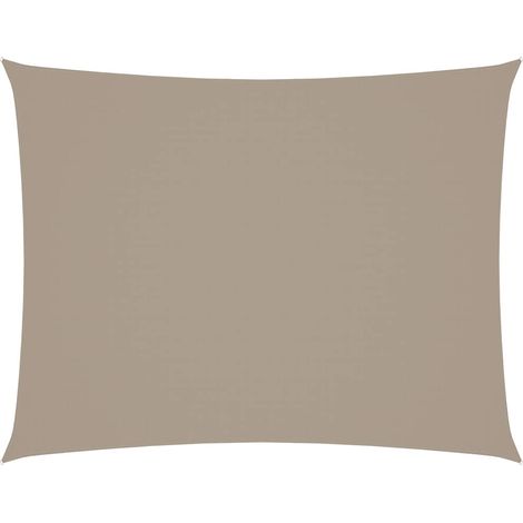 Maison Exclusive - Voile de parasol tissu oxford rectangulaire 3x4,5 m taupe (1/5)