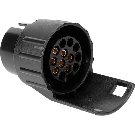 Adaptateur universel 7 à 13 broches pour remorque, caravane, camion, prise de remorquage, convertisseur de connecteur (1/3)