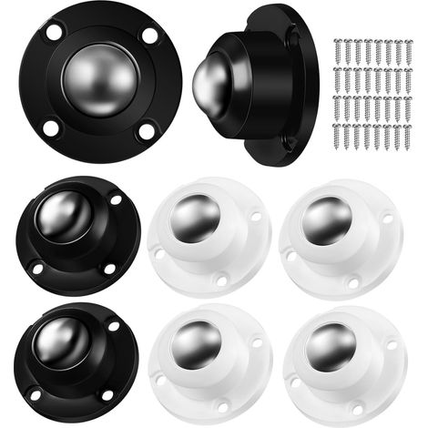 roulettes pivotantes adhésives pour meubles et équipements (1/5)
