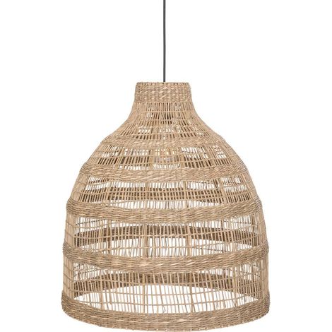 Luminaire Suspension en Rotin et Osier D 45 cm - Atmosphera (1/5)