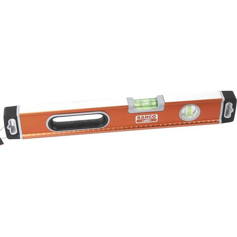 Bahco 466-400 40cm Box Spirit Level with Precision Vials (1/3)