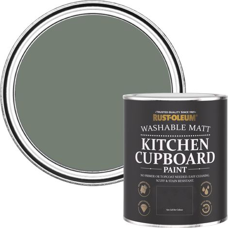 Peinture Verte pour Meubles de Cuisine, Finition Mate - Sérénité 750ml (1/5)