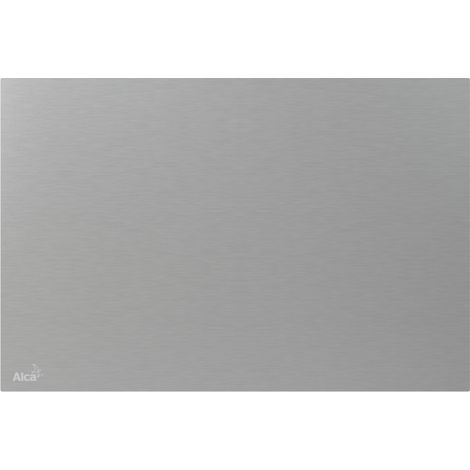 Alca - Placa de cubierta para sistemas de instalación de mamparas, alunox mate P120 (1/2)