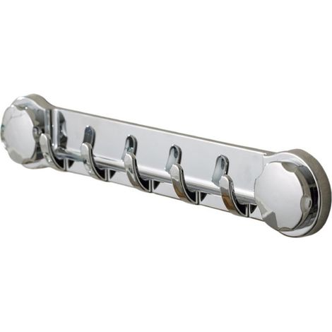 No requiere perforación. Los ganchos de pared con ventosa son antideslizantes, tienen una gran capacidad de carga y son impermeables. Para baños, toalleros. (1/5)