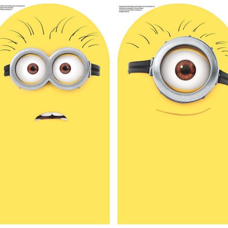 Stickers repositionnables et effaçables à sec - Les Minions (1/4)