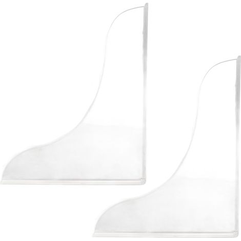 2 protections anti-éclaboussures en acrylique pour baignoire, douche, coin de salle de bain et évier de cuisine (1/5)
