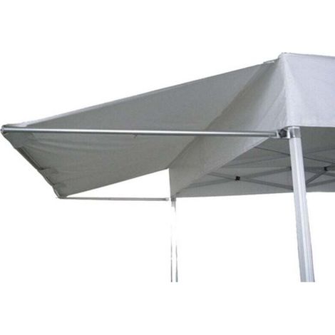 Extension soleil 4.5M pour tente pliante Pro Blanc