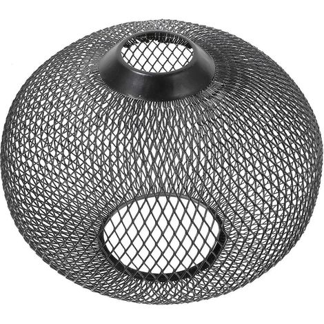 Abat-jour suspendu en fer, cache-ampoule ajouré, cage à ampoule suspendue (1/5)