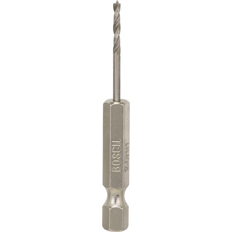 Bosch – Mèche à bois pour perceuse 2mm – Queue six pans 1/4'' – Acier HSS pour bois dur – Coupe nette sans éclat – 2608595518 (1/9)