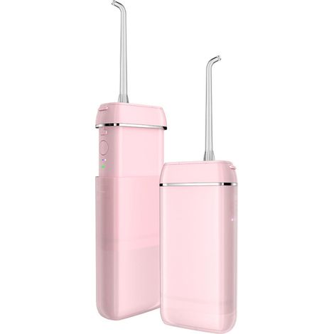 Hydropulseur Baining rose portable, pompe à membrane IPX7, batterie 1000-1200 mAh, autonomie 15 jours, réservoir 300 ml pour adultes (1/5)