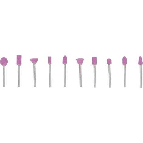 Brilliant Tools Schleifstift-Satz für Stiftschleifer, 10-tlg. (1/5)