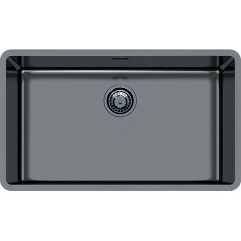 Foster KE.1V.71x40.ST.Gunmetal Fregadero encastrado bajo encimera Rectangular Acero inoxidable (1/2)