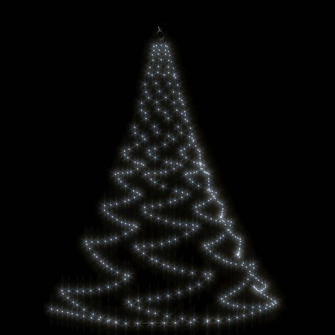 Weihnachtsbaum an der Wand mit Metallhaken 260 LED Kaltweiß 3 m vidaXL (1/5)