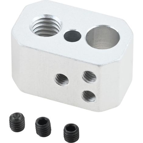 Bloc chauffant en cuivre plaqué 500 ℃ - Pour imprimante 3D - Compatible avec Prusa I3 MK4 MK3.9 XL - Nextrudeur Hotend - Bloc chauffant pour imprimante 3D (1/5)