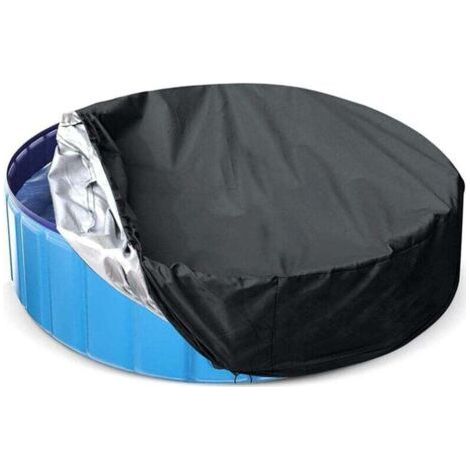 ALLIANDISUlisemBâche de piscine ronde facile à installer protection solaire améliorée pour spa, augmente l'absorption d'énergie solaire de votre piscine jusqu'à φ210xH 30cm (1/4)
