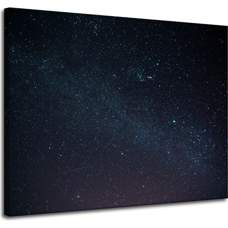 Leinwanddruck Weltraumsterne Nachthimmel 100x80