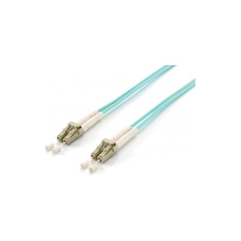 Equip LWL Patchkabel LC- LC 0.50m Multimode Duplex OM3 turq Polybeutel