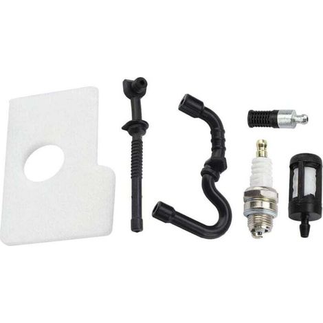 Kit filtre à air et bougie d'allumage pour tronçonneuse Stihl 017 018 MS170 MS180 (1/4)