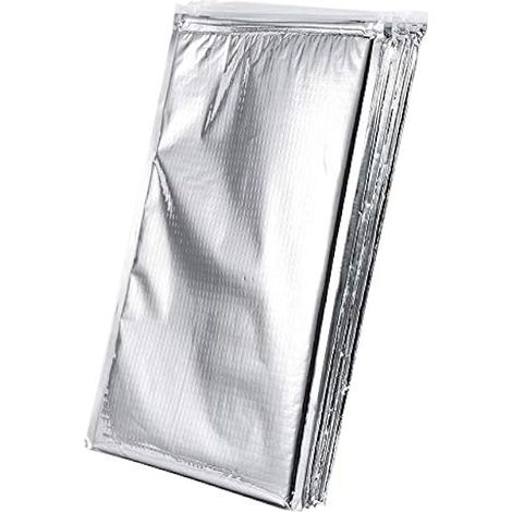 Sac isolé de papier d'aluminium, 3 types 5 pièces/ensemble sac de stockage de nourriture isolé par papier d'aluminium refroidisseur thermique argent(2530cm) (1/5)