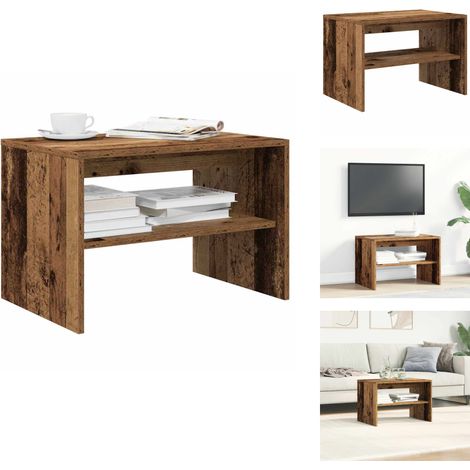 Meuble TV vieux bois 60x40x40 cm bois d'ingénierie - Meuble TV - Meubles TV - Unité TV - Meuble De Télévision (1/5)