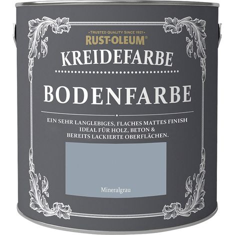 Rust-Oleum Kreidefarbe Bodenfarbe 2,5 L mineralgrau Kreidefarbe
