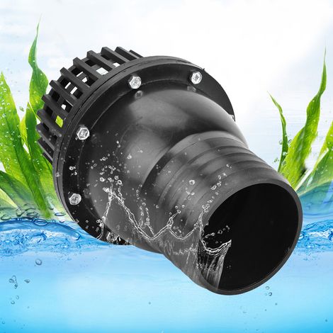 Clapet anti-retour plat en PVC noir pour pompe à eau (4 pouces) (1/5)