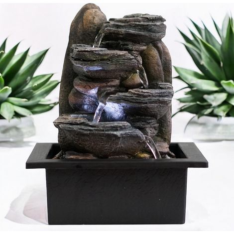 Table-Top Water Fountain - L18 x W21 x H25 cm