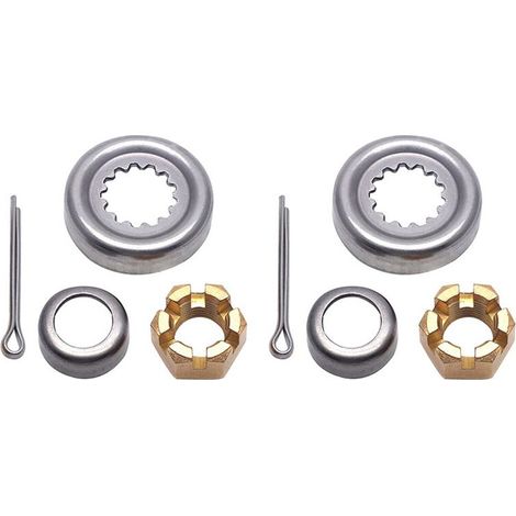 Kit di 2 distanziali per elica 66T-W4599 per motore fuoribordo F30-F60 4T/2T Hidea Parsun 90171-16011 Dado a castello 90389-22M01