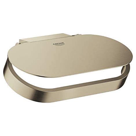 Portarotolo Grohe SELECTION con coperchio in nichel spazzolato (1/3)