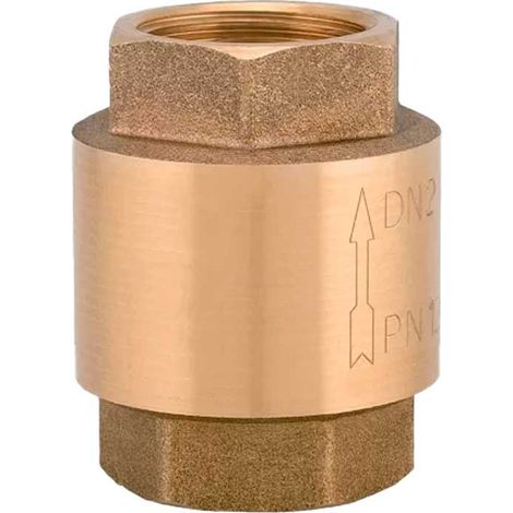 "VALVOLA DI RITEGNO A MOLLA F/F CON OTTURATORE IN POLIAMMINIDE 2""""1/2 DN65 - PN8"