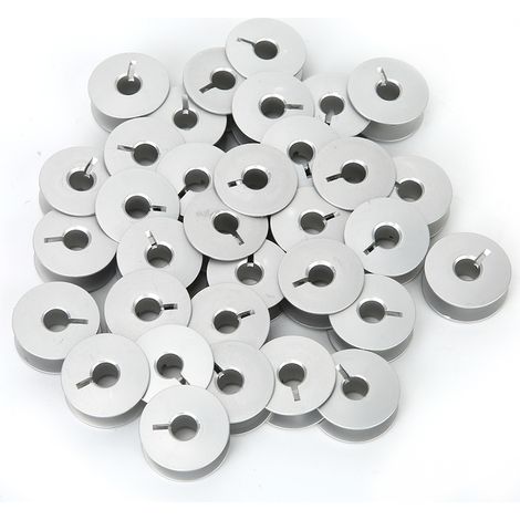 100 bobines en aluminium fendues 55623A pour pièces de machines à coudre industrielles