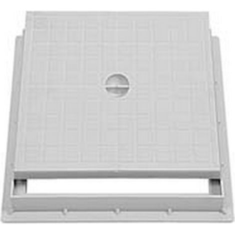 1PZ CHIUSINO CON TELAIO PER POZZETTO - cm.40x40